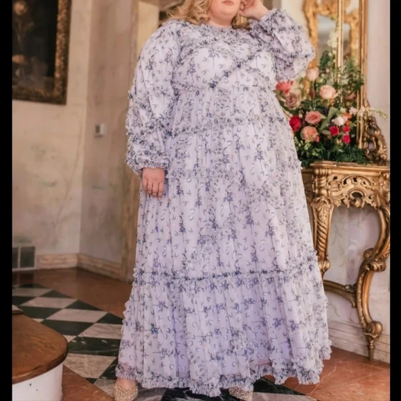chinese dress ladies Margaret Floral Embroidered Maxi Wedding Dress | Occasion Dress in Sizes  XXS6X